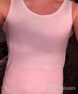 img 1 attached to BaronHong Plus Size Chest Binder Cotton Vest Tank Tops: Ideal for Tomboy Lesbians Seeking Comfort and Support review by Sam Calderon