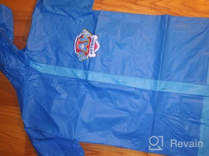 img 1 attached to Waterproof Hooded Rain Slicker 🌧️ for Toddlers - Nickelodeon Paw Patrol review by Chris Martin