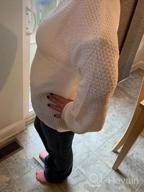 img 1 attached to Oversized Chunky Knit Turtleneck Sweater For Women - Batwing Long Sleeve Pullover With Loose Fit - Jouica Jumper review by Ismael Hennigan
