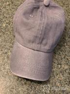 img 1 attached to 🧢 KKMKSHHG Toddler Baseball Distressed Adjustable Boys' Accessories, Hats, and Caps review by Marquel Henry