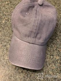 img 8 attached to 🧢 KKMKSHHG Toddler Baseball Distressed Adjustable Boys' Accessories, Hats, and Caps