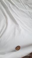 img 1 attached to Modern Style Queen White Duvet Cover Set - 90X90 Soft Bedding With Convenient Zipper And Ties - 3 Pieces For Ultimate Comfort - Ideal For Men And Women review by Taurus Monsalve
