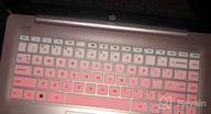 img 1 attached to Protect And Personalize Your HP Pavilion 14" Laptop With Ombre Pink Keyboard Cover - Compatible With CF, DK, DQ, FQ Series review by Ricky Snyder