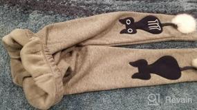 img 5 attached to Warm Winter Cotton Fleece Leggings Pants for Girls - Thick Clothing