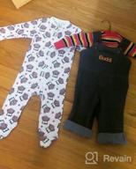 img 1 attached to Comfortable And Stylish Baby Footed Pajamas For Boys And Girls - Long Sleeve Cotton Toddler Onesies review by Bill Dooley
