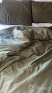 img 1 attached to Elevate Your Bedroom Décor With The Nanko Queen Duvet Cover Set - Modern Eco Art Design In Soft Lightweight Microfiber Grey - Includes Zippered Cover And 2 Pillowcases review by Fred Maki