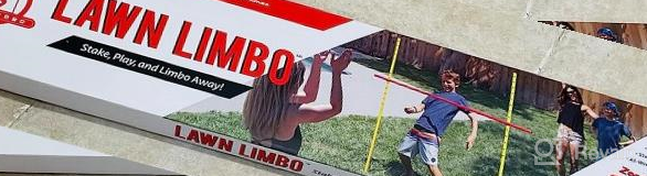 img 1 attached to GoSports Lawn Limbo Game For Kids And Adults - Stake Into Grass Or Sand review by Marc Zitnik