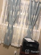 img 1 attached to Enhance Your Home With VOGOL'S Elegant Beige Floral Embroidered Sheer Curtains - Perfect For Living Room And Bedroom Windows review by Justin Coatsworth