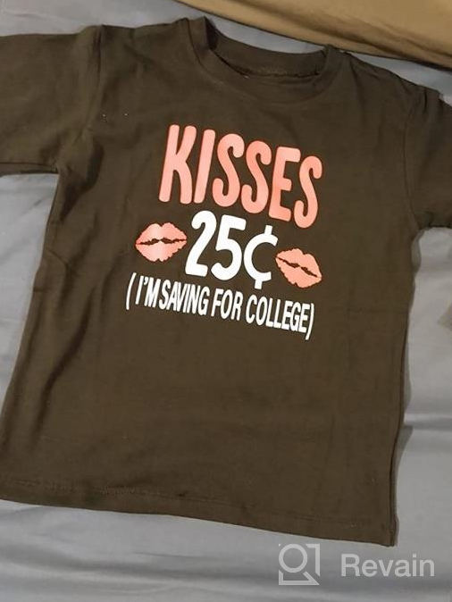 img 1 attached to Get Your Baby Boy a Unique 👶 Valentine's Day Shirt with 25 Cent Kisses Design! review by Jeff Jackson