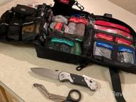 img 1 attached to Surviveware Survival First Aid Kit: Outdoor Preparedness With Removable MOLLE Compatible System & Labeled Compartments For Backpacking, Hiking & Outdoors review by Tom Oberhue