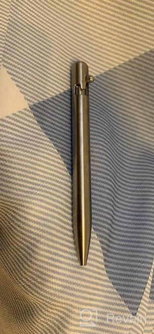 img 1 attached to 🖋️ BASTION Raw Copper Bolt Action Pen: A Premium Luxury Retractable Metal Pen with Gift Case for Effortless Style and Elegance review by Kavon Wiley