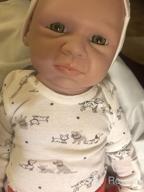 img 1 attached to Realistic Full Body Silicone Baby Doll With Hair - Soft Reborn Baby Boy review by Matthew Hall