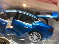 img 1 attached to 1:24 Model X Diecasts Pull Back Car Model With Lights And Music, Big Car Toy Gifts For Car Fans Blue review by Helen Love
