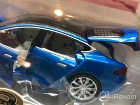 img 5 attached to 1:24 Model X Diecasts Pull Back Car Model With Lights And Music, Big Car Toy Gifts For Car Fans Blue
