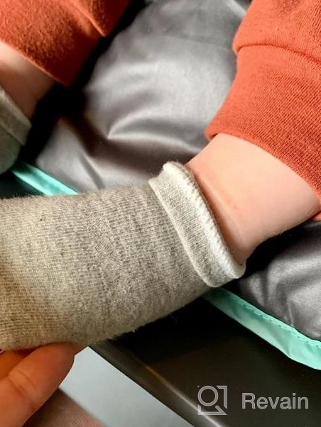 img 1 attached to Keep Your Little Ones Safe And Stylish With CozyWay Non-Slip Toddler Ankle Socks - 12/14/15 Pairs Available! review by Matthew Gonzales