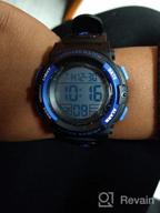 img 1 attached to 🏻 Kids Watch: Multifunctional Sport Chronograph for Boys (6-15), Waterproof & Alarm, Analog & Digital Display review by Ryan Hill