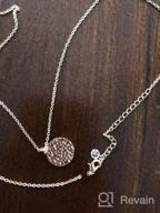 img 1 attached to Shimmering LOYATA Moon Pendant Necklace In 14K Gold - Perfect For Women review by Julie Henderson
