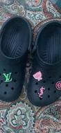 картинка 1 прикреплена к отзыву 👦 Детские классические кроксы "Crocs" для мальчиков, цвет черный: стильная обувь на мягкой подошве от Jason Connolly