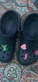 img 6 attached to 👦 Детские классические кроксы "Crocs" для мальчиков, цвет черный: стильная обувь на мягкой подошве