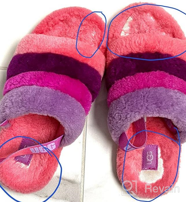 img 1 attached to 🧸 UGG Girls Fluff Slide Sandal Boys' Shoes and Slippers: Luxurious Comfort for Kids review by Shane Loredo