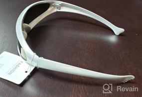 img 7 attached to Футуристические солнцезащитные очки Cyclops с зеркальными линзами Monolens для роботизированного вида