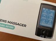 img 1 attached to Rechargeable Dual Channel EMS TENS Unit Muscle Stimulator With 48 Modes, 14Pcs Reusable Electrode Pads And Continuous Mode Electronic Pulse Massager - Storage Pouch/Pads Holder Included review by Brad Collins