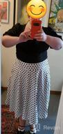 img 1 attached to Belle Poque Women'S High Waist A-Line Pockets Skater Flared Midi Skirt review by Kristine Carrillo