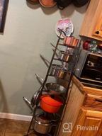 img 1 attached to Hammered Steel 8-Tier Enclume Pot Rack - Free Standing & Unassembled! review by Jason Elliss
