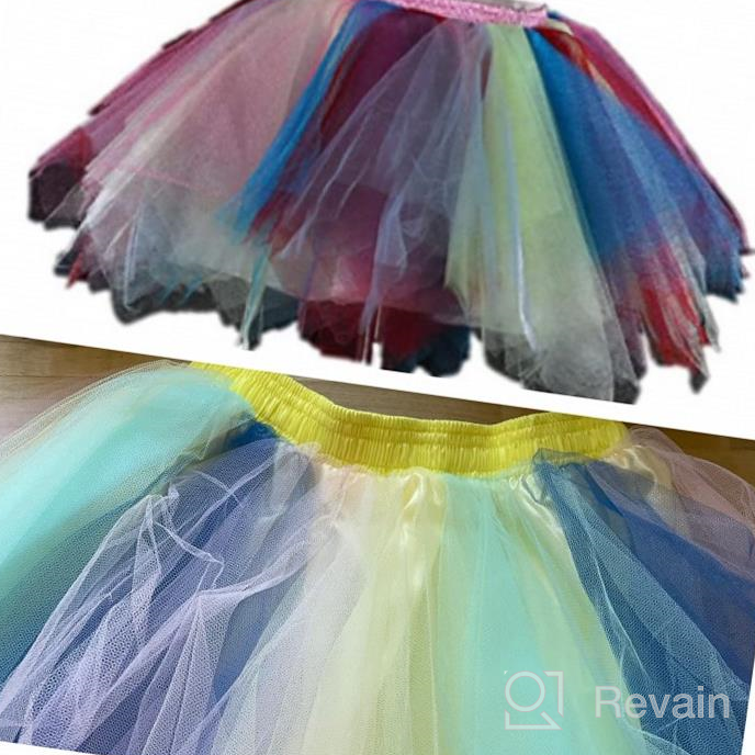 img 1 attached to Halloween Girls' BIFINI Layered Princess Dresses in Skirts & Skorts Clothing review by Mohamed Greene