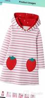 img 1 attached to VIKITA Toddler Cartoon Appliques Striped Girls' Clothing review by Melissa Marie