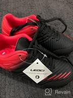 img 1 attached to LEOCI Soccer Shoe Coomfortable Numeric_11_Point_5 Girls' Shoes and Athletic review by Kathy King