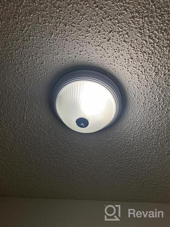 img 1 attached to TALOYA 18W LED Flush Mount Ceiling Light, 5000K Daylight White 8.9 Inch Round, 2 Pack For Low Ceilings Bedroom Hallway Areas review by Julio Avikunthak