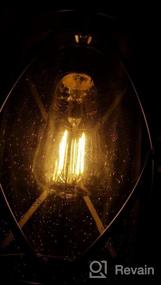img 5 attached to 6-Pack 60W Equivalent LED Edison Bulbs - 4000K Neutral White, Dimmable ST19 Vintage Filament