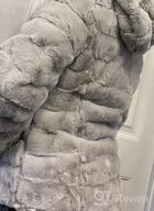 img 1 attached to Warm And Stylish Women'S Faux Fur Coat With Shearling review by James Cash
