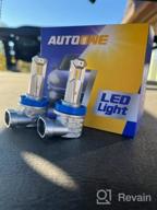 img 1 attached to 🔆 AUTOONE H11 LED Bulbs, H8/H9/H16 LED Lights 6000 Kelvin White Plug and Play Fanless Mini Size Replacement Bulbs (Pack of 2) - Enhanced SEO review by Kevin Duhon