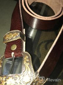 img 7 attached to 👔 BS040 S5521: Elevate Your Style with Engraved Western Fashion Leather Men's Accessories