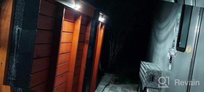 img 1 attached to Illuminate Your Outdoor Space With Linkind'S Solar-Powered Motion Sensor Lights-4 Pack review by Charles Woods