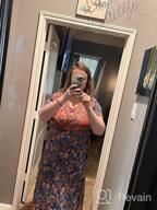 img 1 attached to Women'S Summer Wrap Dress: Bohemian Floral Print, V-Neck High Split Maxi - S-XL review by Gabe Ries