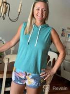 img 1 attached to Breathable Sleeveless Hooded Tank Top For Women'S Summer Exercise And Athletic Activities - By SweatyRocks review by Katie Allen