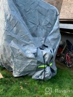 img 1 attached to 27-30Ft RV Travel Trailer Cover - Breathable Anti-UV Camper Storage 320D Water Resistant Oxford, Windproof Buckle Straps Ripstop Fabric. review by Jaleel Kadlecik