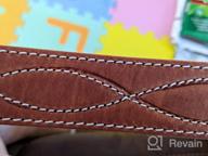 img 1 attached to Brown Waxed Leather Accessories for Men - Amish Western Style review by Danny Badasz