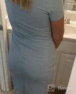 img 1 attached to Women'S Short Sleeve Business Church Dress B430 By Homeyee review by Steven Thelin