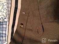 img 1 attached to Sharkskin Flat Front Dress Pants For Men By Savane review by Joe Gilmartin