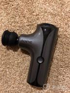 img 1 attached to RENPHO Extend Massage Gun, 2 In 1 Electric Hand Held Back Massager Gun Deep Tissue, Percussion Muscle Massage Gun For Athletes With Type-C Charging, Portable Massagers For Neck And Back Christmas Gift review by Briana Fisher