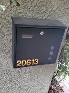 img 1 attached to Secure And Spacious: Decaller Black Metal Wall Mounted Mailbox With Key Lock And View Window review by Dino Wilson