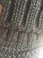img 1 attached to Women'S Oversized Chunky Cable Knit Slouchy Beanie Hat By Funky Junque review by Karen Watson