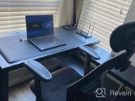img 1 attached to Versatile L-Shaped Computer Desk With 360-Degree Rotation And Ample Storage For Modern Home Offices - Homcom review by Lindsay Nguyen