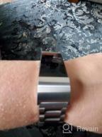 img 1 attached to Upgrade Your Fitbit Charge 2 With Oitom'S Premium Stainless Steel Replacement Band review by Steven Ross