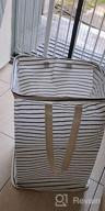img 1 attached to Collapsible Laundry Hamper With Long Carry Handle And Waterproof Design - 72L Capacity For Clothes, Toys, And More - Includes Washing Bag review by Rick Marie