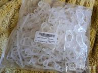 img 1 attached to Maxgoods Outdoor Gutter Light Clips For Christmas Festival Decoration - 120 Weatherproof Hooks In White For Hanging String Lights review by Davey Kamau